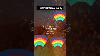 GUMRAH KARNAY WALAY SHORTS SHORTS viralislamicvideos viralislam ROSHANI775 [upl. by Arramahs440]