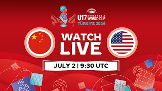 Group Phase  China v USA  Full Basketball Game  FIBA U17 Basketball World Cup 2024 [upl. by Nikolai]