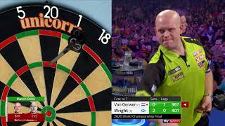 ALL WRIGHT ON THE NIGHT  Final  201920 World Darts Championship [upl. by Nalac]