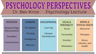 Psychologys Perspectives Explained Psychoanalytic Humanistic Cognitive Behavioral amp more [upl. by Atnuahs]