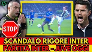 PRIMO RIGORE A FAVORE DELLINTER PROPRIO ADESSO Partita Live Inter Juve 27102024 [upl. by Haizek]