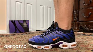 Nike Air Max Plus OG Voltage Purple 2018 On Foot [upl. by Melisandra]