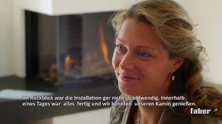 Faber  Gaskamin Installation  Der Kaminspezialist seit 1844  wwwfaberfireseu [upl. by Sheila876]