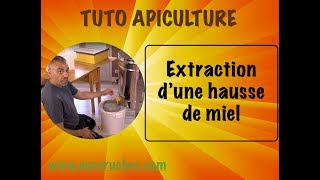 TUTO apiculture lextraction dune hausse de miel [upl. by Gaillard]