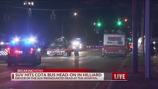 One dead after headon crash involving COTA bus [upl. by Dace]