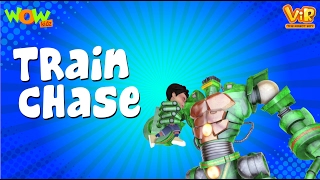 Vir The Robot Boy  Hindi Cartoon For Kids  The train chase  Animated Series Wow Kidz [upl. by Seagraves]