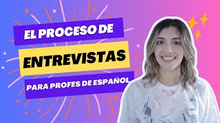 PROFE DE ESPAÑOL EN ESTADOS UNIDOS Las entrevistas de trabajo en escuelas y colegios universitarios [upl. by Leen]