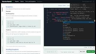 Hackerrank Python Solution 1 Errors and Exceptions  Python Exceptions [upl. by Aelak219]