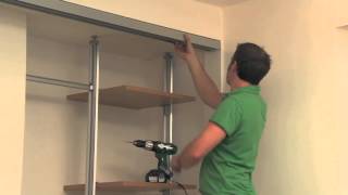 Fitting Madetomeasure Sliding Wardrobe Door Tracks [upl. by Onileba]