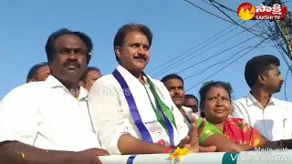 Repalle YSRCP MLA Candidate Mopidevi Venkataramana in Election Campaign [upl. by Aihk]