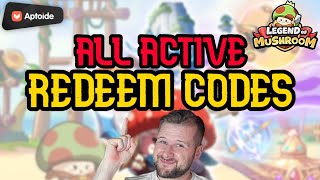 All Active Redeem Codes Available  Legend of Mushroom [upl. by Anneliese]