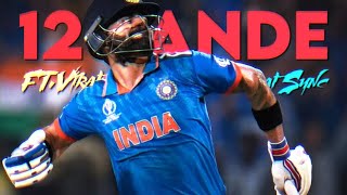 12 Bande Ft Virat Kohli ▪Beat Sync▪AFFAN EDITZ [upl. by Posner860]