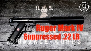 Ruger Mark IV Tactical Suppressed 22LR Review Hitmans Krugermeier 22 pistol [upl. by Lika405]