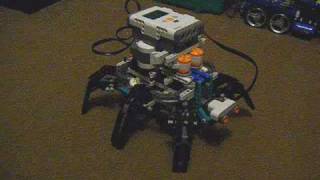 LEGO Mindstorms NXT Hexapod Robot [upl. by Cresida]