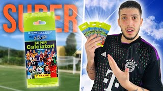 SUPER CALCIATORI PANINI 202324🇮🇹 FUORI in edicola BUSTINE DA €5  Unboxing [upl. by Erlinna]