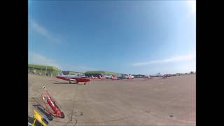 ExRAF Jet Provost 5 taxiingout at RAF Leuchars Airshow 2013 [upl. by Delphine]