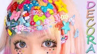 Decora Tutorial  KAWAII HAIR STYLE [upl. by Clausen]