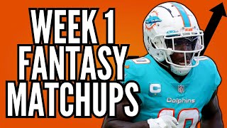 Week 1 Fantasy Football Matchups That Matter [upl. by Nrev]