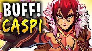 I WAS WRONG ABOUT CASPIAN BUFFS  Paladins Gameplay Build [upl. by Cammi]