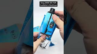 Bang 30000 30k Puffs 0 2 3 5 Nicotine New Double Taste Disposable Vape [upl. by Nnaik]