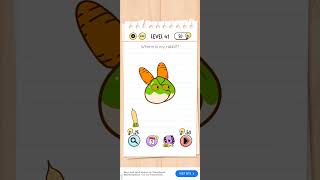 Brain test level 42 where is my rabbit puzzle virlshort [upl. by Ranitta]