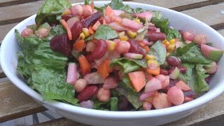 Beet Root and Mix Green Veg Salad Recipe Healthy Recipe  Dubai Kitchen [upl. by Barcellona]