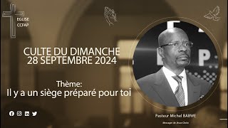 CULTE DU DIMANCHE 29 SEPTEMBRE 2024 [upl. by Moya]