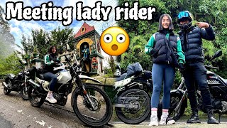 Meetup With Lady Rider🤍Moto Vlog🤗 ​⁠pandimithlepcha09 [upl. by Champ797]