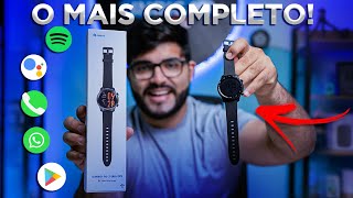 CHEGOU O Relógio INTELIGENTE mais COMPLETO do mercado e possui 2 TELAS Mobvoi TicWatch PRO 3 [upl. by Rora]