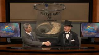 Interview with Punxsutawney Phils handler January 2017 [upl. by Nuoras]