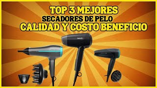 TOP 3 MEJORES SECADORES DE PELO para comprar en 2024  Calidad y costo Beneficio  SECADOR DE PELO [upl. by Akiehs]