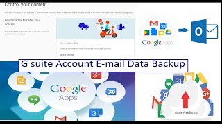 How to Take G suite Account Emails Data Backup English version [upl. by Simonne]