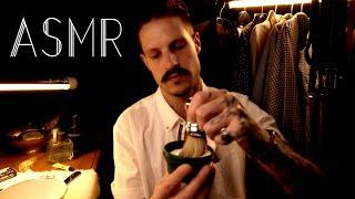 ASMR Bespoke Shave amp Tailor Suit Fitting  Soft Spoken  Roleplay [upl. by Keri]