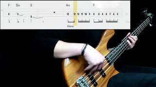 Muse  Thought Contagion Bass Cover Play Along Tabs In Video [upl. by Moorefield331]