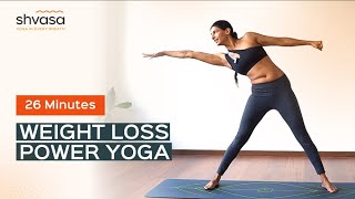 25 Minutes Power Yoga for Weightloss [upl. by Lissa126]