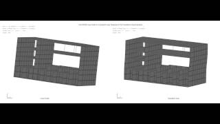 Input motion for a linear uncracked concrete structure and a cracked nonlinear concrete structure [upl. by Crowell]