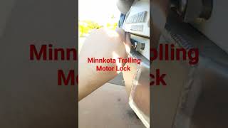 How to Secure Your Trolling Motor from Theft  Minn Kota Ulterra Lock 🔒🚤 [upl. by Adnaerb]