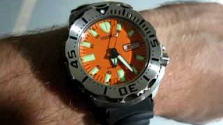 Seiko Orange Monster SKX781K3  Its getting dark [upl. by Hgalehs]