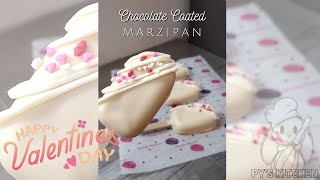 Make This Chocolate Treat For Valentine’s  Marsepein Recept [upl. by Dorothi]