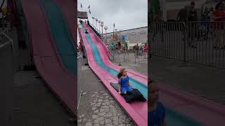 Giant Slide at the Mississippi Valley Fair [upl. by Judson]