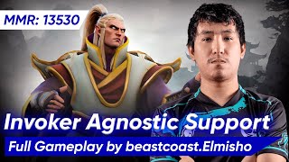 Elmisho INVOKER SUPPORT 4 POS  Dota 2 Peru Pro Gameplay [upl. by Clite]