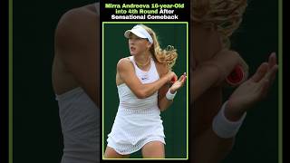 Australian Open 2024  Mirra Andreeva 16yearOld into 4th Round After Sensational Comeback tennis [upl. by Deina]