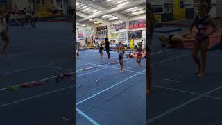 Threw my first unassisted roundoff back handspring in practice yesterday 112024 gymnast [upl. by Pimbley]