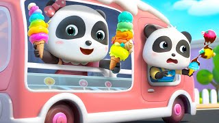 Rainbow Ice Cream Song  Colors Song  Sing Along Songs  Nursery Rhymes amp Kids Song  BabyBus [upl. by Critta]