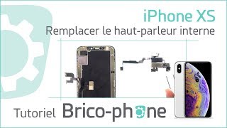 Tutoriel iPhone XS  remplacer le module hautparleur interne écouteur  capteurs  micro [upl. by Atalie369]