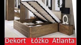 Łóżko z pojemnikiem Atlanta meble Dekort Jakie łóżko wybrać  kupić  łóżko ze skrzynią [upl. by Ztnarf881]