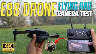 E88 4K Dual Camera Drone Flying  E88 Drone Camera Test  E88 Pro Camera Drone Flying Test [upl. by Abernathy]