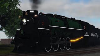 Roblox  Michigan amp Pacific 599 in Mashkode Falls Railroad [upl. by Anot]