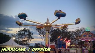 Hurricane  Offride  Mt Gravatt Funfair 2021 [upl. by Ardied]