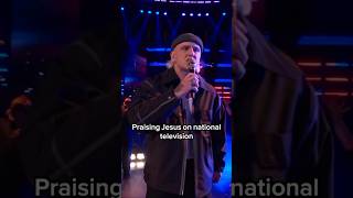 Praising Jesus on national television Gratitude by Brandon Lake tiktok bodielovesyou brandonlake [upl. by Nirel]